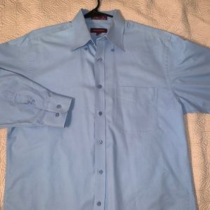 Nordstrom Men’s Medium Oxford Dress Shirt Blue